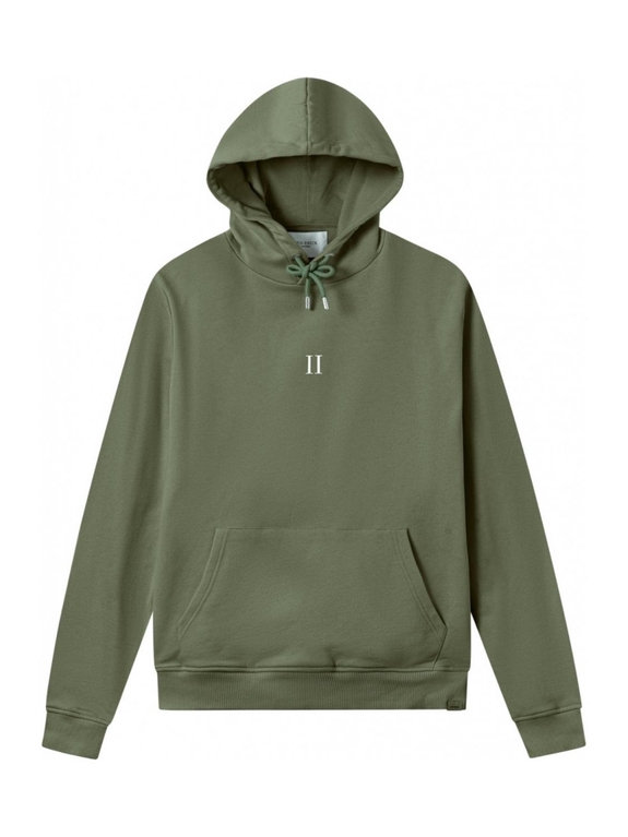 Les Deux Mini Encore hoodie - Olive Night/Oyster Gray